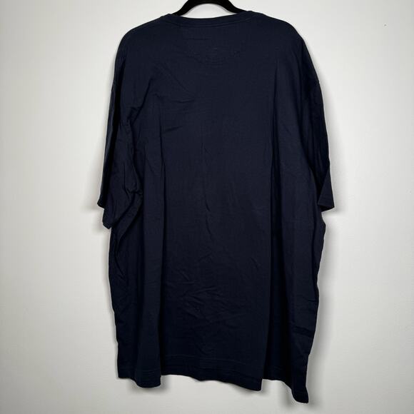 Duluth Tee - Navy Blue - Relaxed Fit Longtail T - Picture 5 of 5